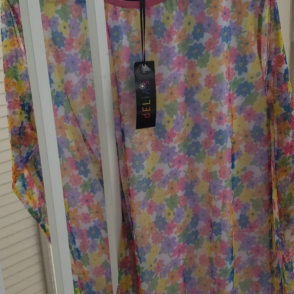 Dolls Kill Delia's 3X Flower Power dress - Picture 2 of 6